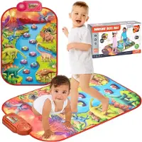 Woopie Tapis musical Large Piano XL Dinosaures interactif