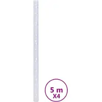 vidaXL Films pour fenêtre 4 pcs dépoli motif de bambou PVC
