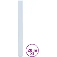 vidaXL Films pour fenêtre 5 pcs statique dépoli blanc PVC
