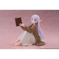 Taito Frieren : Beyond Journey's End, statue en PVC pour bureau, figurine mignonne Frieren en tenue d’intérieur, version, 13 cm