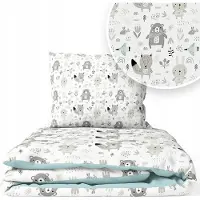 ANKRAS Parure de lit enfant Animals 120x160cm motifs