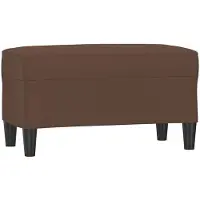 vidaXL Banc Marron 70x35x41 cm Similicuir