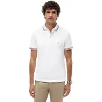 Tommy Hilfiger T-Shirt bleu foncé / rouge carmin / blanc
