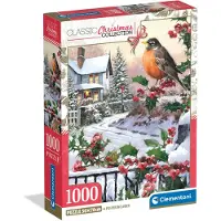 Ginza.se Puzzle 1000 Noël Coll. Robin et Houx (1000 pièces)