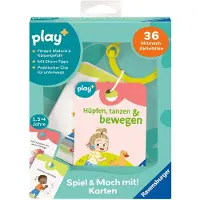 Sonstige Verlage Ravensburger Kleinkindwelt - Jouets de motricité Play+ Cartes « Sauter, danser et bouger » 12034153