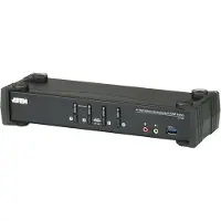 Aten CS1924 KVMP Switch - Commutateur écran-clavier-souris/audio/USB - 2 x KVM / audio / USB - 1 utilisateur local - de bureau