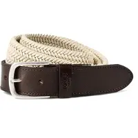 JOOP! Ceinture marron / blanc