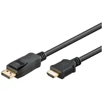 Pro goobay - Câble adaptateur - DisplayPort mâle pour HDMI mâle - 5 m