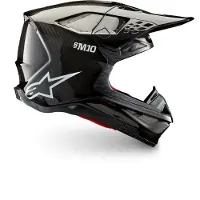 Alpinestars Casque Supertech M10 Solid ECE 22.06 Black Glossy Carbon
