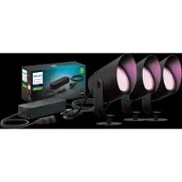 Philips Hue Lily XL Spot à Planter Kit de Démarrage White and Color Lot de 3