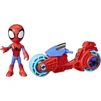 Hasbro Marvel Spidey Figurine Et Set De Moto Rouge Rouge One Size