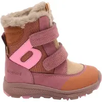 Bisgaard Bottes 'Spencer Tex' beige / mandarine / rose / pitaya