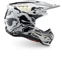 Alpinestars Casque S-M5 Mineral ECE 22.06 Cool Gray Dark Gray Glossy, Taille: XL