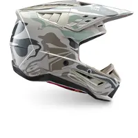 Alpinestars Casque S-M5 Mineral ECE 22.06 Warm Gray Celadon Green Glossy