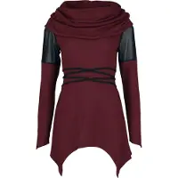 Black premium by emp T-shirt manches longues de - Celtic Blessing - S - XXL - pour Femme - bordeaux - Taille L