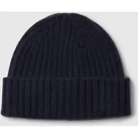 Selected Cachemire Bonnet Homme Bleu ONE SIZE