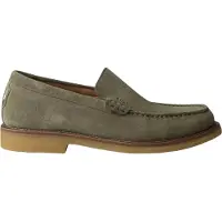 BOSS pour homme. 50568752 Mocassins en cuir Kope Mocc vert (42), Plat, Aucun, Casuel