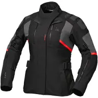Modeka Veste de moto Striker III Lady Noir / Gris foncé 44