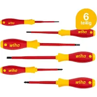 Wiha VDE SoftFinish Screwdriver Set (6 Pieces)