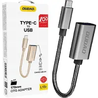 Dudao Adapter Cable Otg Adapter from Usb 2.0 to Micro Usb Grey (L15M)