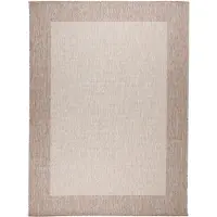 De Onlinewinkelier b.v. Volero - Tapis d’intérieur et d’extérieur – Sierra Border Crème/Beige - 80x150cm