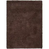 Studio Clarice Tapis de luxe à poils longs | Yves Marron | 160x230cm | Marron | Rectangulaire | Tapis