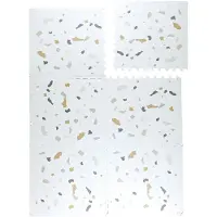 Little Olly Tapis Puzzle en Mousse – Alfie Confetti Multicolore | 120x180cm | Multicolore | Rectangulaire | Tapis enfants