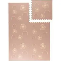 Little Olly Tapis Puzzle en Mousse – Alfie Sun Rose | 120x180cm | Rose | Rectangulaire | Tapis enfants