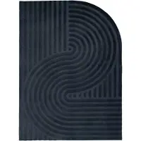 FRAAI Volero - Tapis irrégulier - Flowy Wavy Anthracite - 160x230cm