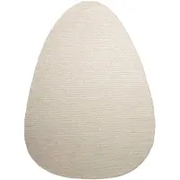 NATURL. Tapis de forme irrégulière | Bliss Crème/Blanc | 200x290cm | Blanc | Forme libre | Tapis