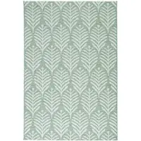 De Onlinewinkelier b.v. Volero - Tapis d'extérieur - Feuilles d'été Vert | Imprimé botanique - 120x170cm