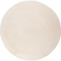 NATURL. Tapis rond à poils courts | Cozy Crème | Ø 100cm | Crème | Rond | Tapis