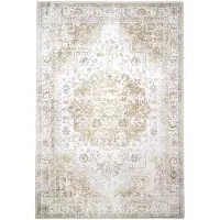 FRAAI Tapis vintage | Lago Vert/Crème | 300x400cm | Vert | Coton | Rectangulaire