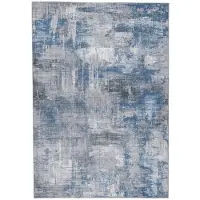 FRAAI Tapis moderne | Strength Bleu | 200x290cm | Bleu | Coton | Rectangulaire