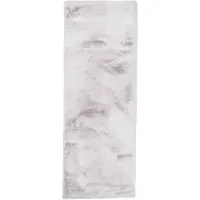 NATURL. Tapis de couloir doux à poils longs | Comfy Supreme Gris | 80x180cm | Gris | Tapis de couloir | Tapis