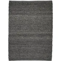 NATURL. Tapis en laine | Feline Anthracite/Chiné | 280x380cm | Anthracite | Rectangulaire | Tapis