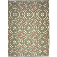 FRAAI Tapis d'intérieur et d'extérieur | Ranch Mandala Vert | 200x290cm | Vert | Rectangulaire | Tapis