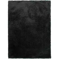NATURL. Tapis shaggy | Blaze Noir | 80x150cm | Anthracite | Rectangulaire | Tapis