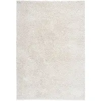 NATURL. Tapis à poils longs | Lofty Crème/Blanc | 120x170cm | Crème | Rectangulaire | Tapis