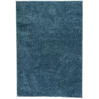 NATURL. Tapis à poils longs | Lofty Bleu | 200x290cm | Bleu | Rectangulaire | Tapis