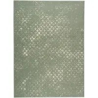 FRAAI Tapis vintage | Wonder Rustique Vert | 70x140cm | Vert | Rectangulaire | Tapis
