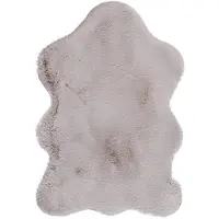 Little Olly Tapis enfant | Huggy Sheep Gris | 55x80cm | Gris | Forme libre | Tapis enfants