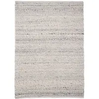 NATURL. Tapis en laine | Feline Gris/Chiné | 200x290cm | Gris | Rectangulaire | Tapis