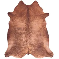 FRAAI Peau de vache | Bovine Marron | 155x190cm | Marron | Forme libre | Tapis