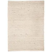 NATURL. Tapis en laine | Feline Blanc/Chiné | 230x330cm | Blanc | Rectangulaire | Tapis