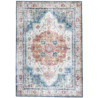 FRAAI Tapis vintage | Azara Bleu Clair | 140x200cm | Bleu | Rectangulaire | Tapis