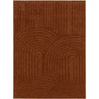 FRAAI Tapis scandinave | Lova Arches Terracottas | 140x200cm | Terracotta | Rectangulaire | Tapis