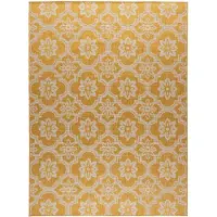 De Onlinewinkelier b.v. Volero - Tapis d’extérieur – Rio Flower Jaune - 160x230cm