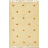 Little Olly Tapis pour chambre d’enfant – Lou Dots Jaune | 120x170cm | Jaune | Rectangulaire | Tapis enfants