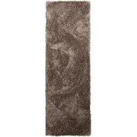 NATURL. Tapis de couloir lavable | Blaze Taupe | 80x300cm | Taupe | Tapis de couloir | Tapis